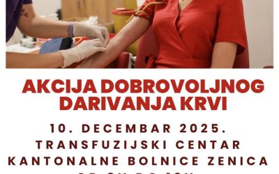 Dar koji spašava živote: Završena posljednja akcija darivanja krvi u 2025.